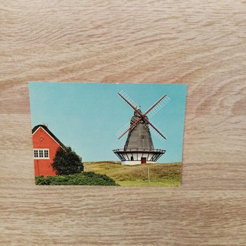 Ansichtskarte-Mühle in  Sønderho, Fanø