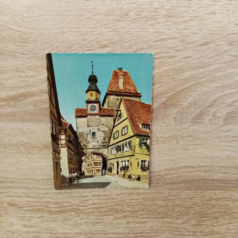 Ansichtskarte- Rothenburg o.d. Tauber-Markusturm.