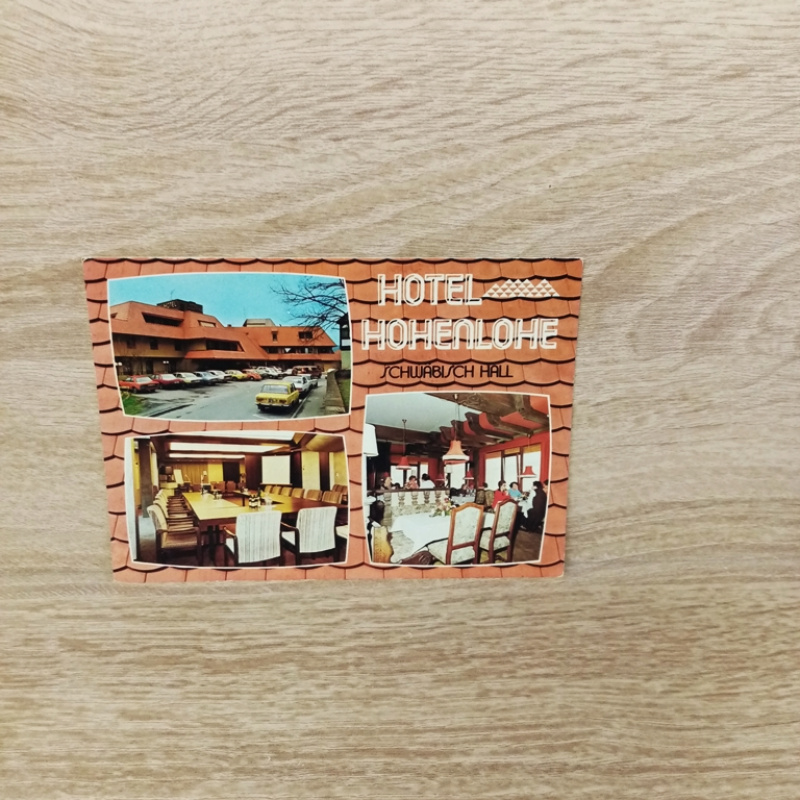 Ansichtskarte- Hotel Hohenlohe-Schwäbisch Hall.
