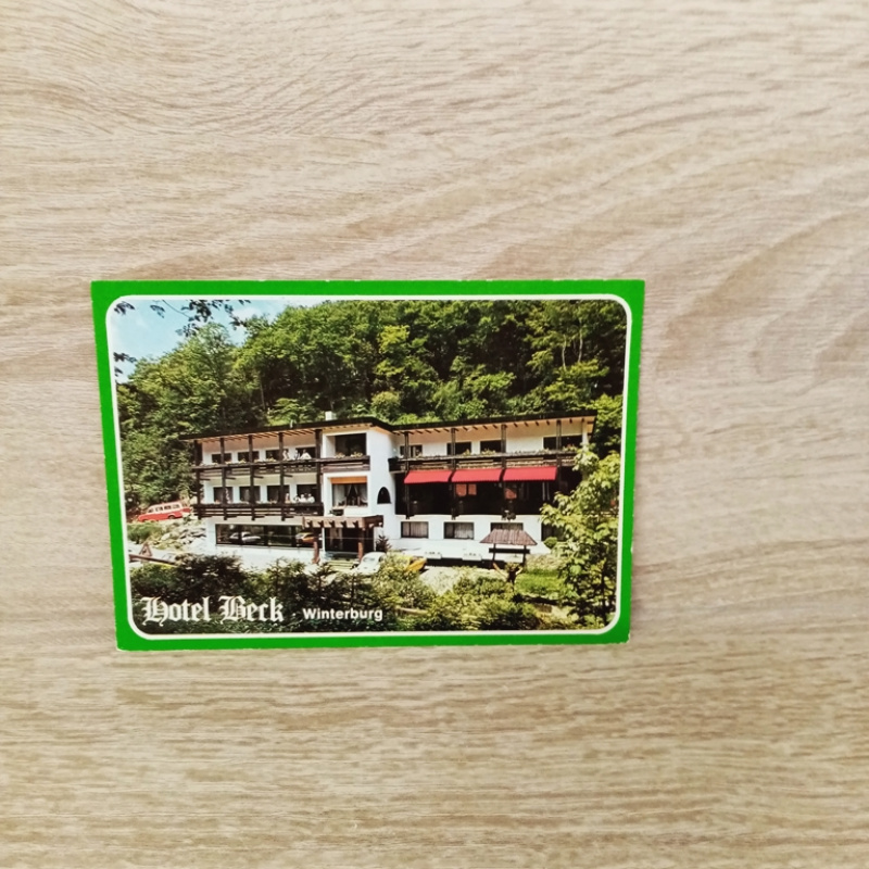 Ansichtskarte- Hotel Beck-Winterburg bei Bad Kreuznach.