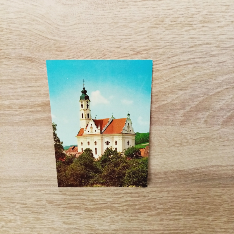Ansichtskarte-Wallfahrtskirche Steinhausen-Bad Schussenried.