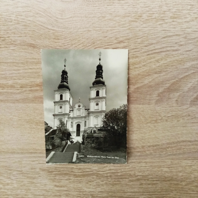 Ansichtskarte-Wallfahrtskirche Maria Trost bei Graz.