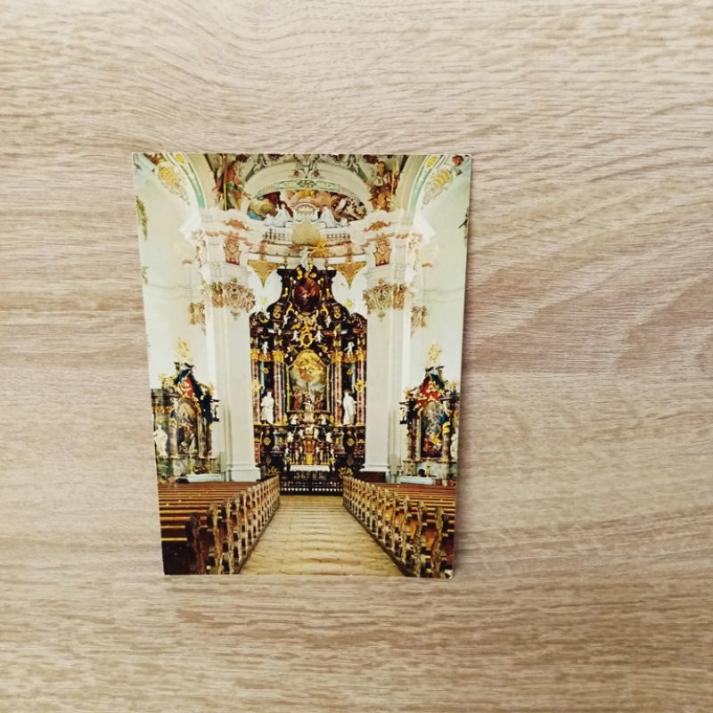 Ansichtskarte-Bad Schussenried-Wallfahrtskirche Steinhausen.
