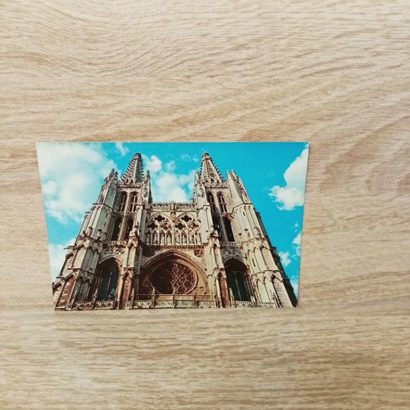 Ansichtskarte-Burgos. Catedral Las torres.