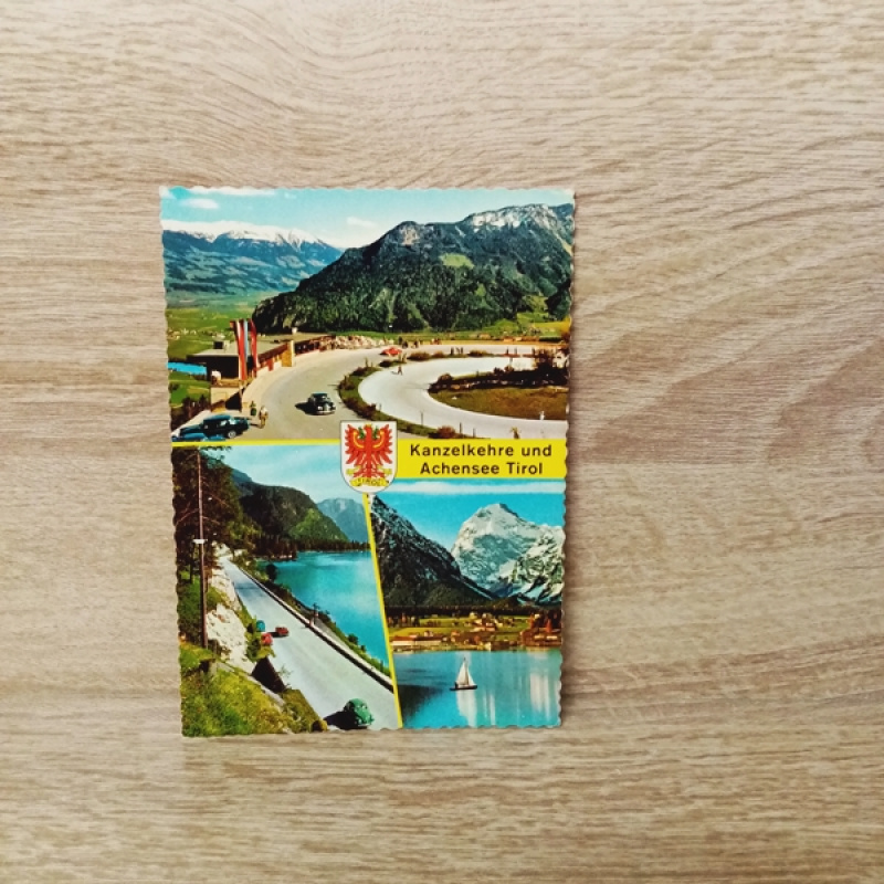 Ansichtskarte-Kanzekehre und Achensee in Tirol.