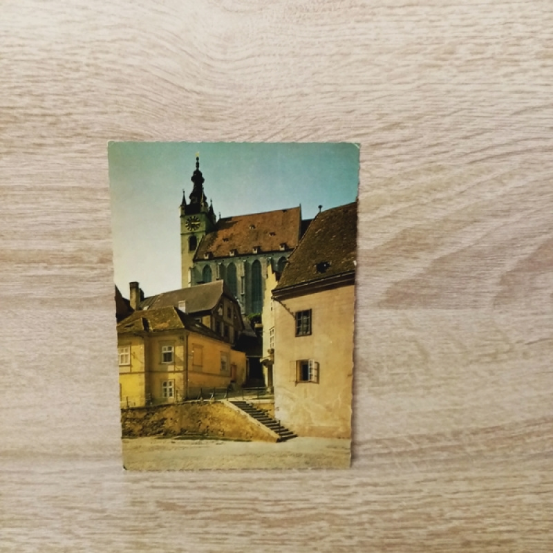 Ansichtskarte-Krems-Piaistenkirche.