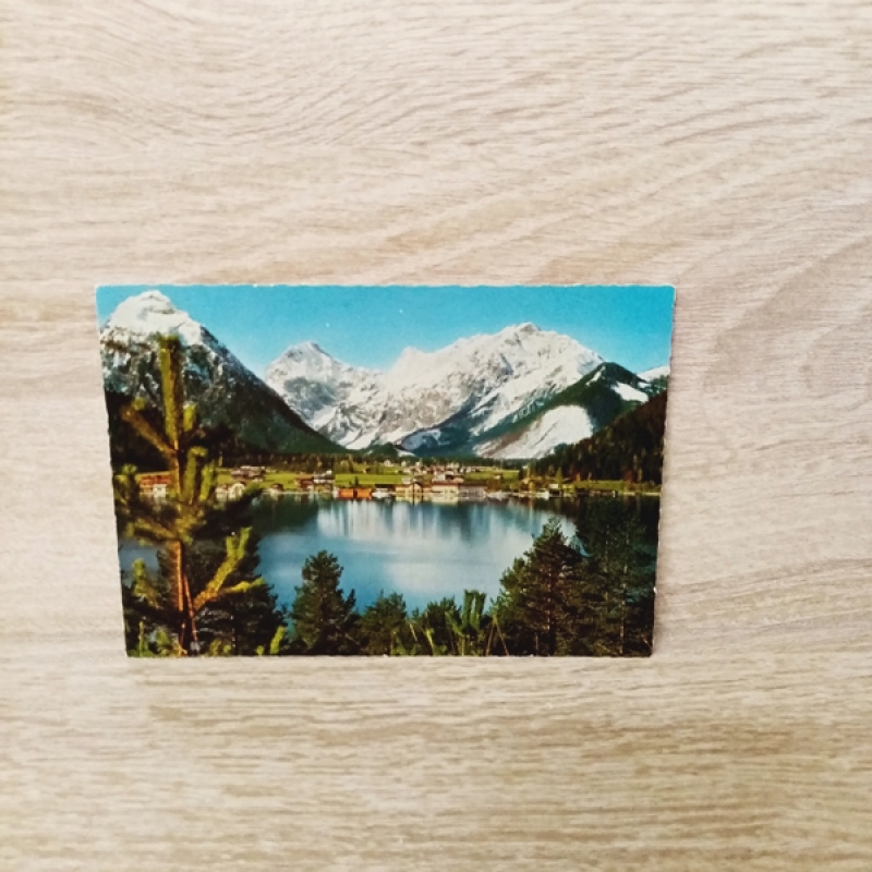 Ansichtskarte-Achensee in Tirol gegen Karwendel.