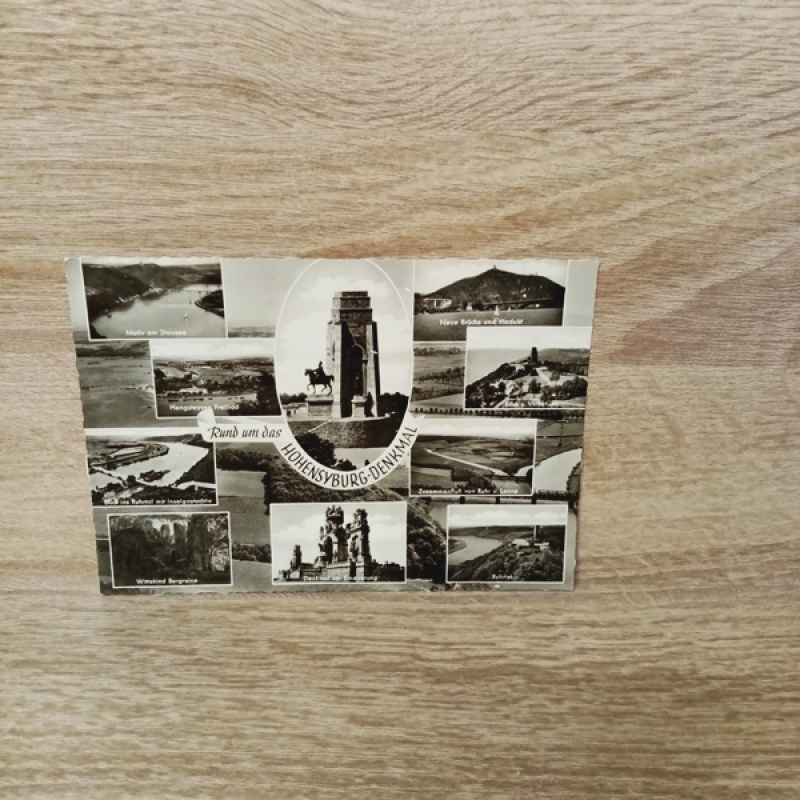 Ansichtskarte-Rund um das Hohensyburg-Denkmal.