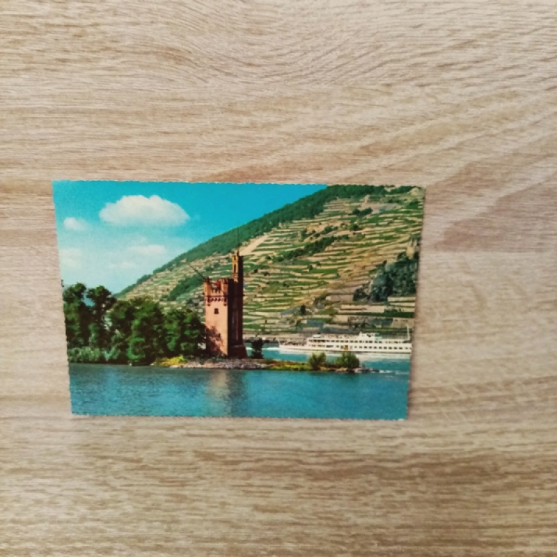 Ansichtskarte-Bingen am Rhein. Mäuseturm.