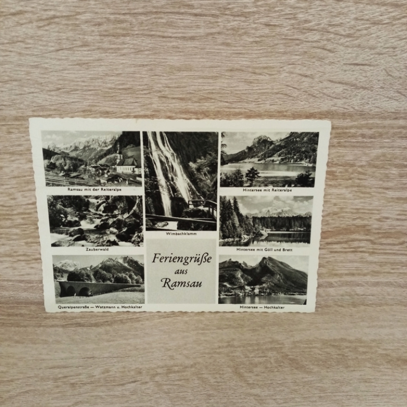Ansichtskarte- Feriengrüße aus Ramsau-MB