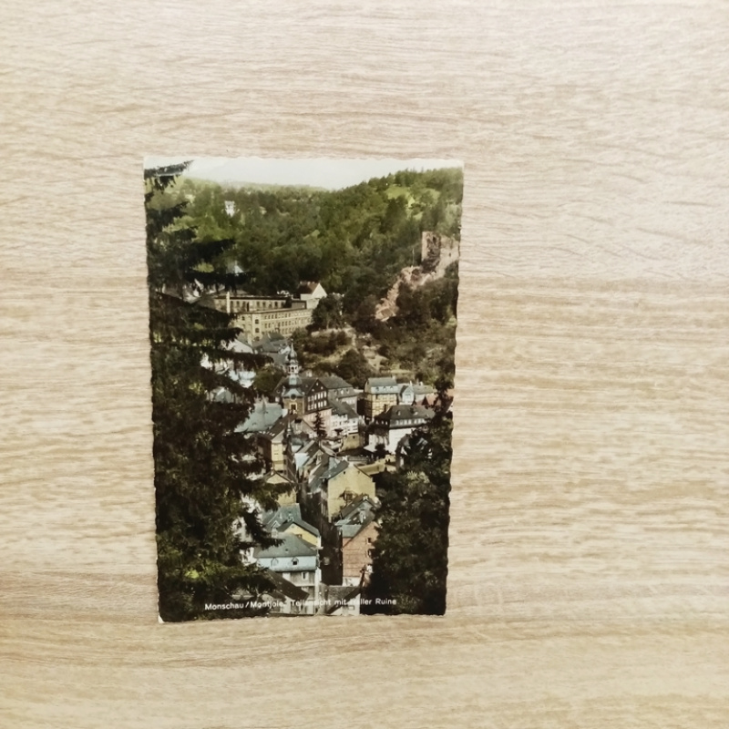 Ak-430-Monschau in der Eifel. Teilansicht