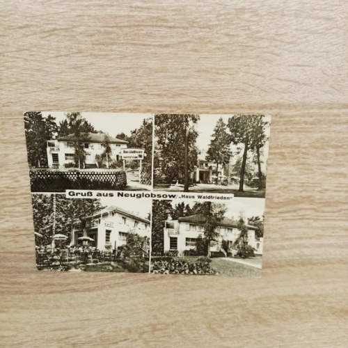 Ak-382- Gruß aus Neuglobsow-Haus Waldfrieden.