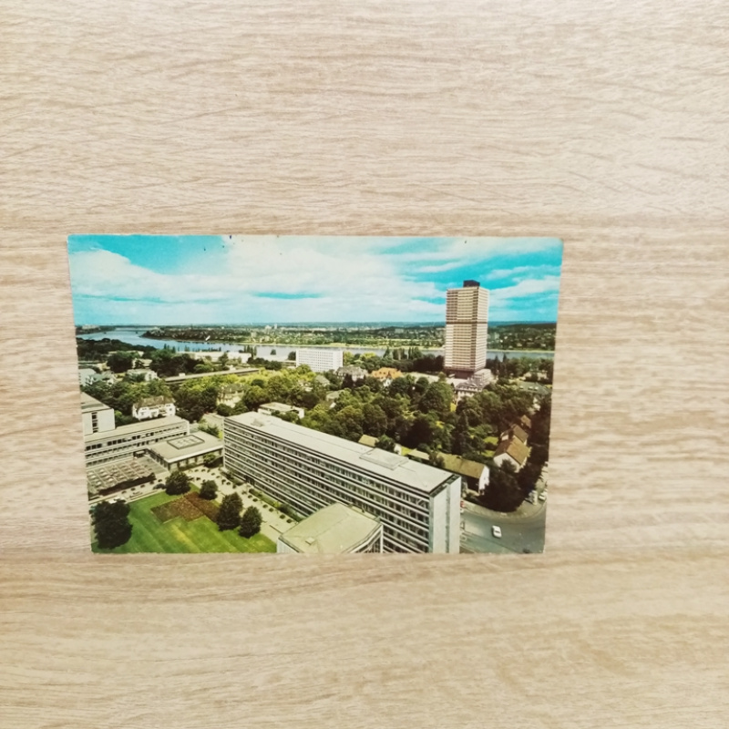 Ak-284-Bonn am Rhein-Bundeshaus und Abgeordnetenhaus.