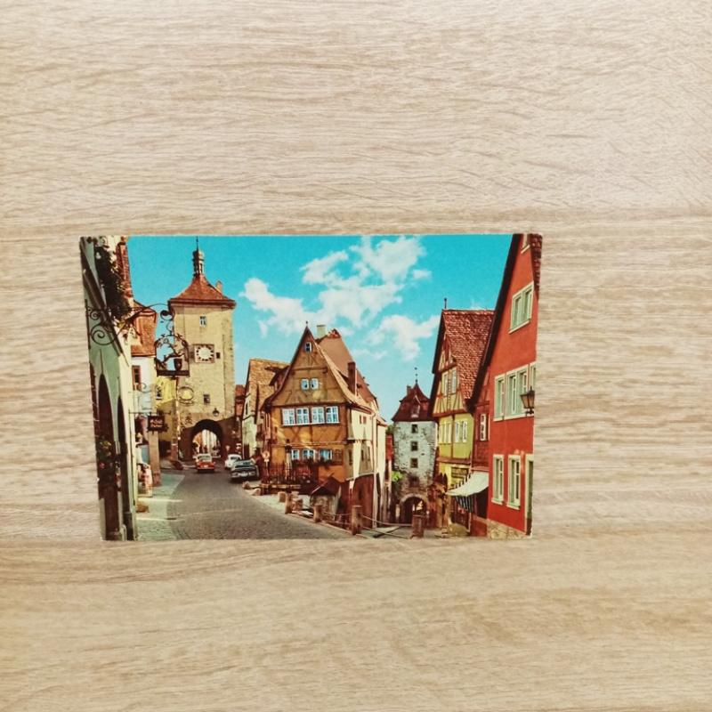 AK-176-Rothenburg o.d. Tauber. Am Plönlein.
