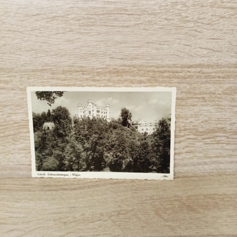 Ak-539-Schloß Hohenschwangau im Allgäu.