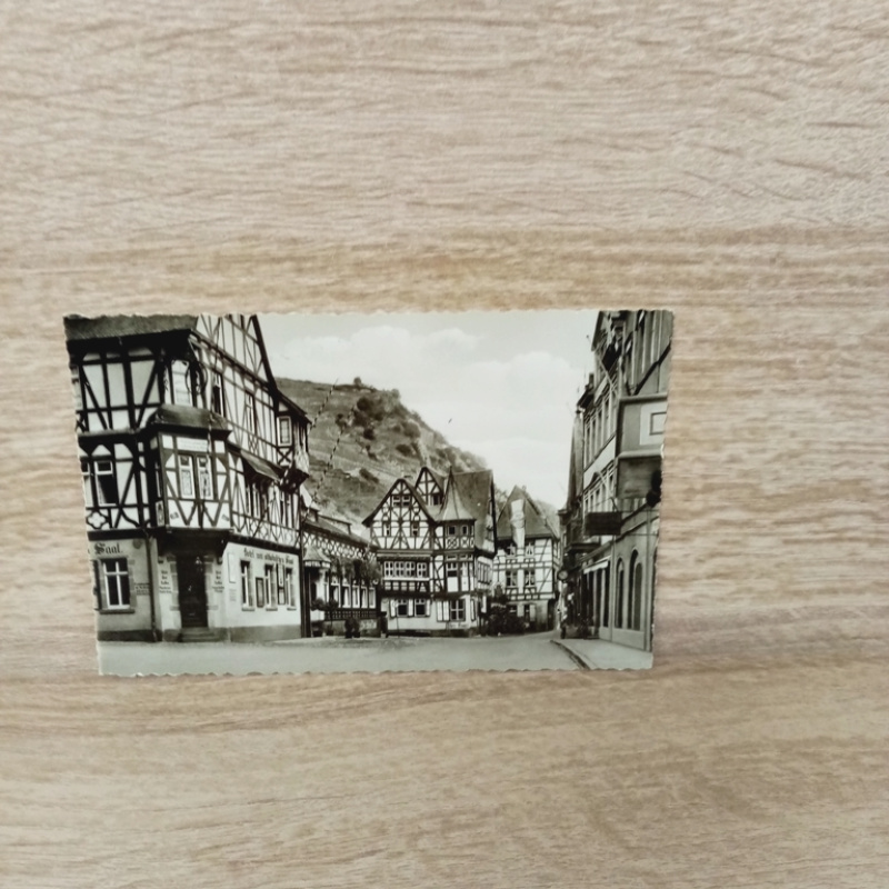 Ak-671-Bacharach am Rhein.-Marktplatz.