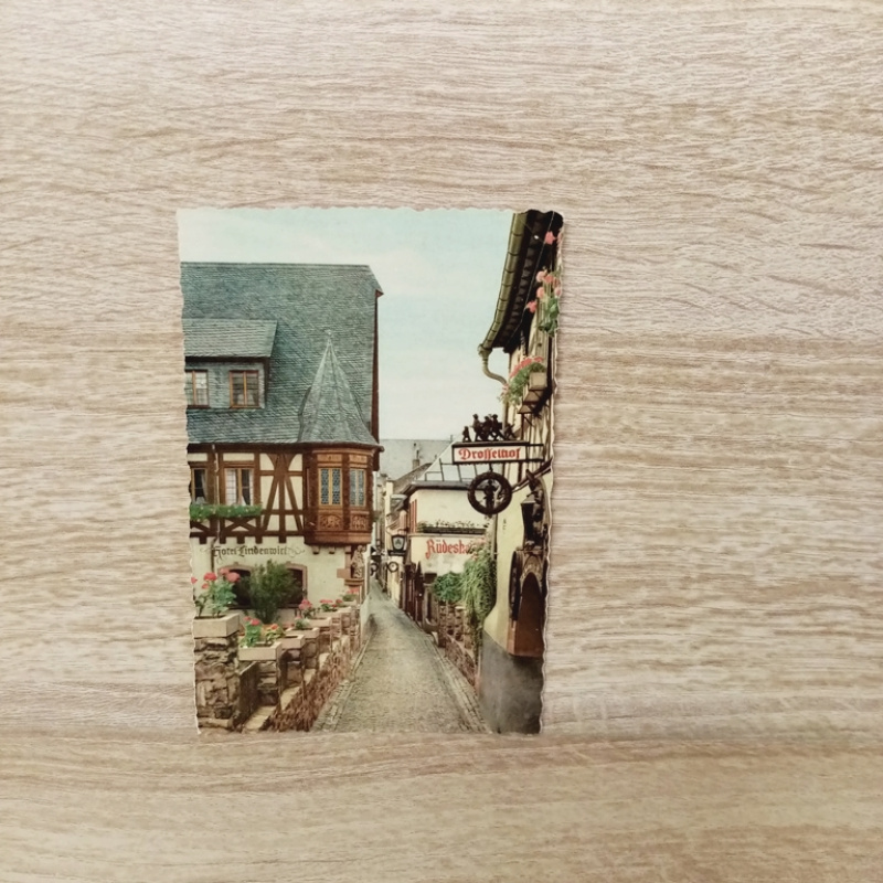 Ak-673-Rüdesheim am Rhein.-Drosselgasse