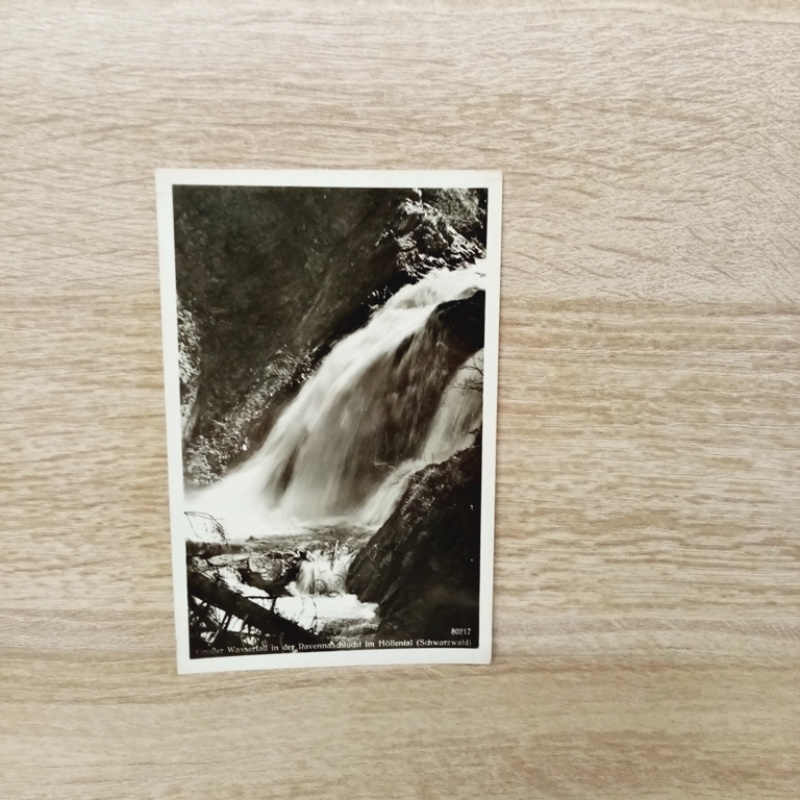 Ak-685-Ravennerschlucht im Höllental. im Schwarzwald.
