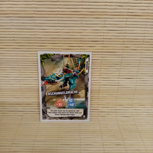 LEGO Ninjago Serie 6 - 215 - Dschungeldrache - Fahrzeugkarte