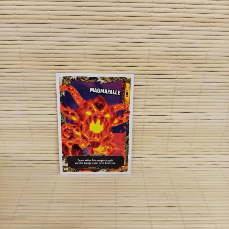 LEGO Ninjago Serie 6 - 202 - Magmafalle - Fallenkarte