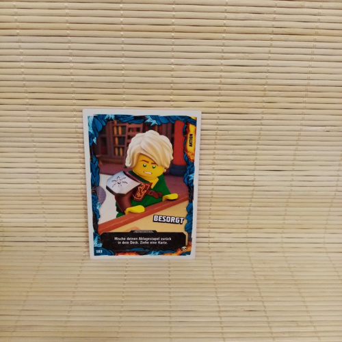 LEGO Ninjago Serie 6 - 183 - Besorgt - Aktionskarte