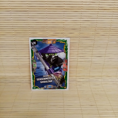 LEGO Ninjago Serie 6 - 126 - Fieser Sensenmeister Ghoultar - Schurken Karte