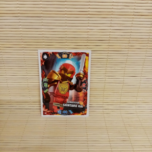 Lego Ninjago Sammelkarten Serie 6 Next Level Karte 10 Gerüsteter Shintaro Kai