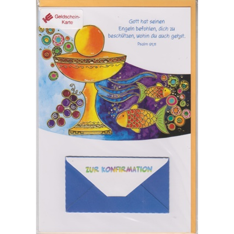 Geldscheinkarte Zur Konfirmation (K4)