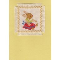 Osterkarte  Hasenmädchen (O1,1)
