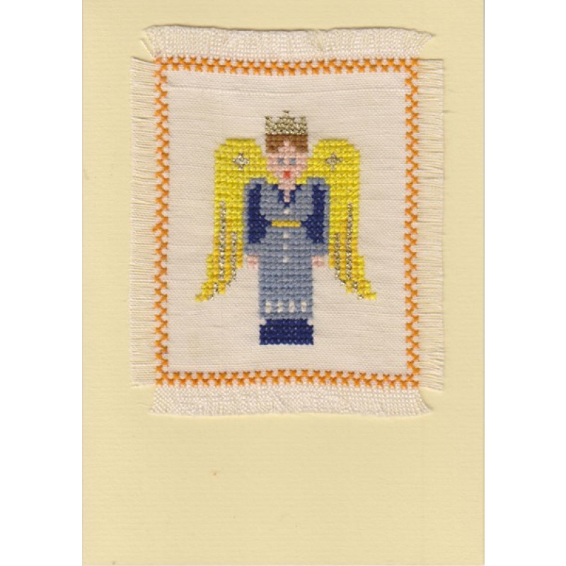 Weihnachtskarte mit Engel (W5,4)