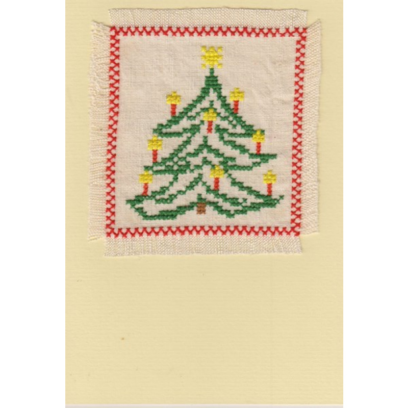 Weihnachtskarte mit Tannenbaum (W5,5)