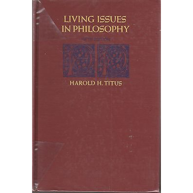 Living Issues in Philosophy (283j)