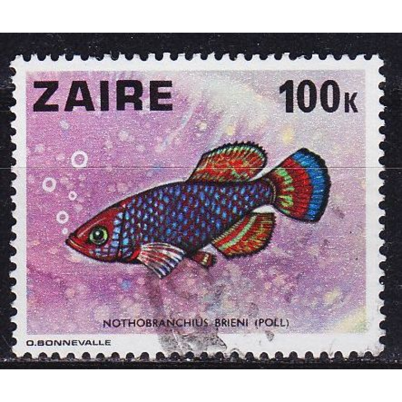 ZAIRE [1978] MiNr 0556 ( O/used ) Fische