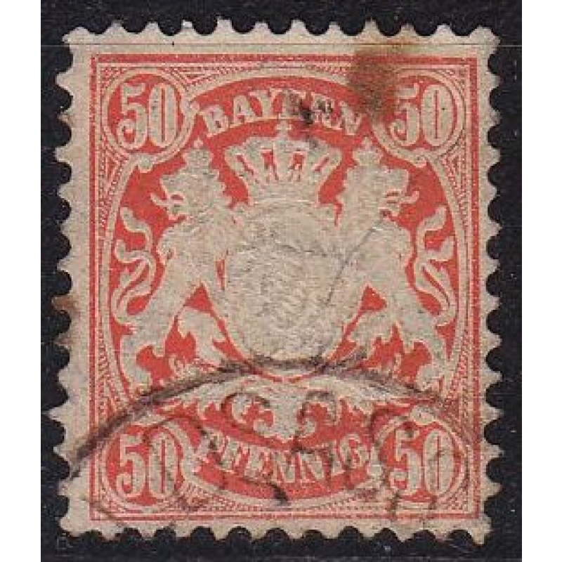 GERMANY Bayern Bavaria [1876] MiNr 0042 ( O/used ) [02]
