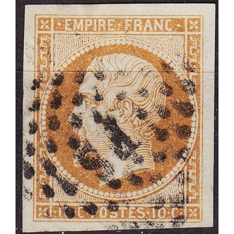 FRANKREICH FRANCE [1853] MiNr 0012 II ( O/used ) [14]