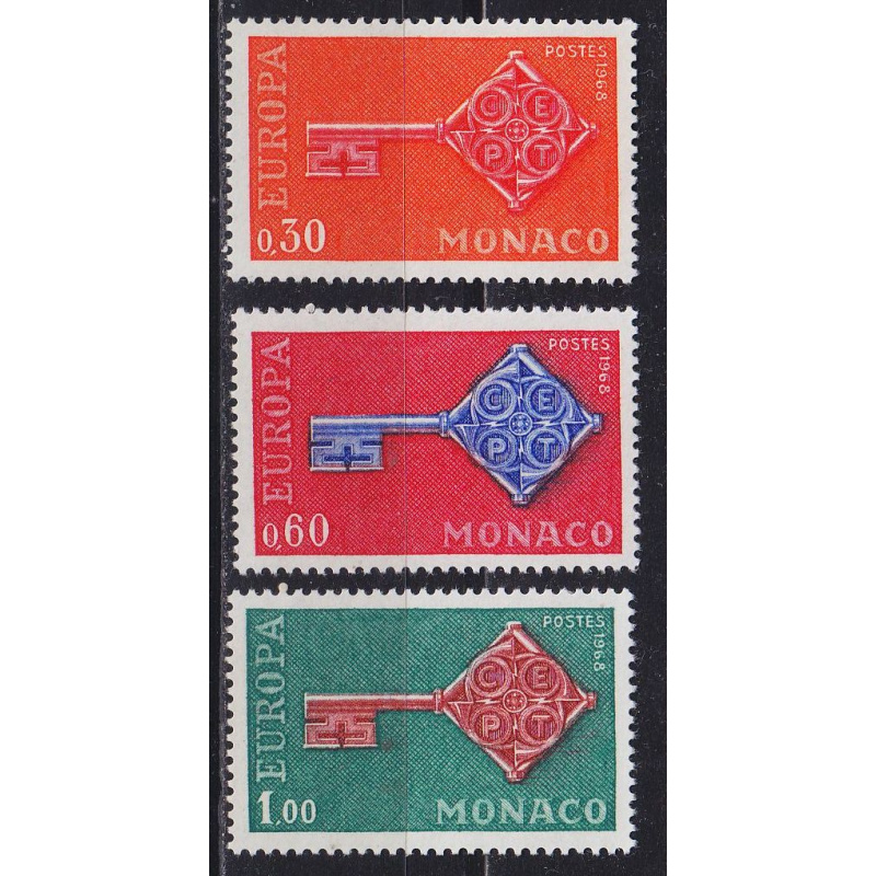 MONACO [1968] MiNr 0879-81 ( **/mnh ) CEPT