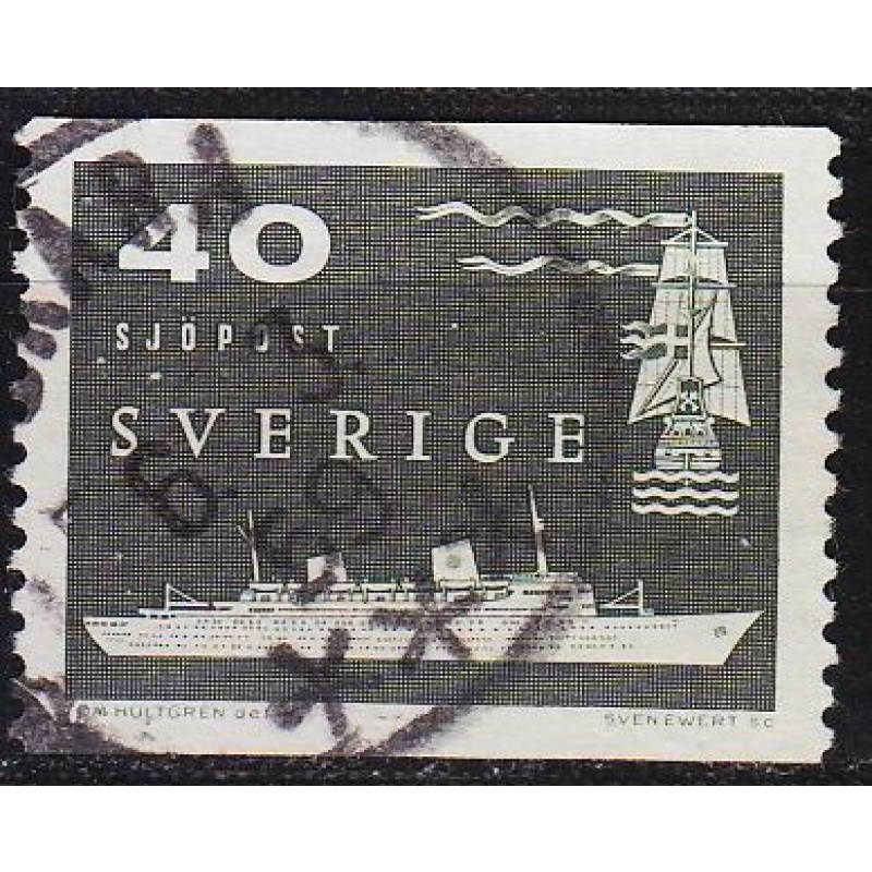 SCHWEDEN SVERIGE [1958] MiNr 0437 ( O/used ) Schiffe