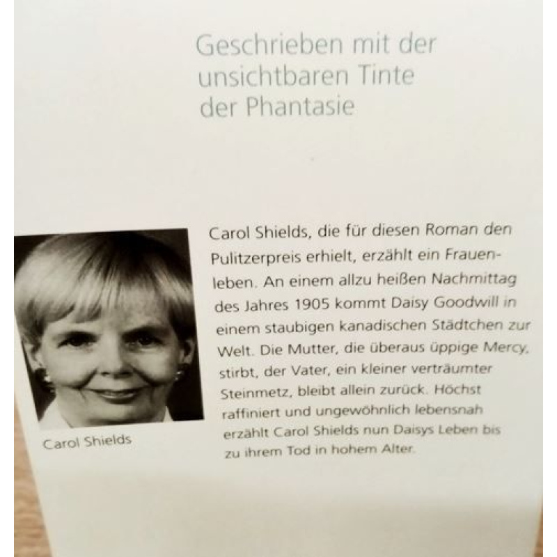 Shields, Carol-Das Tagebuch der Daisy Goodwill
