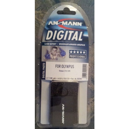 Ansmann Li-ion Akku für Olympus A-Oly LI 10 B/12B/ (G15)