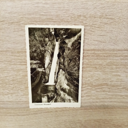 Ak-553-Tatzelwurm Wasserfall.