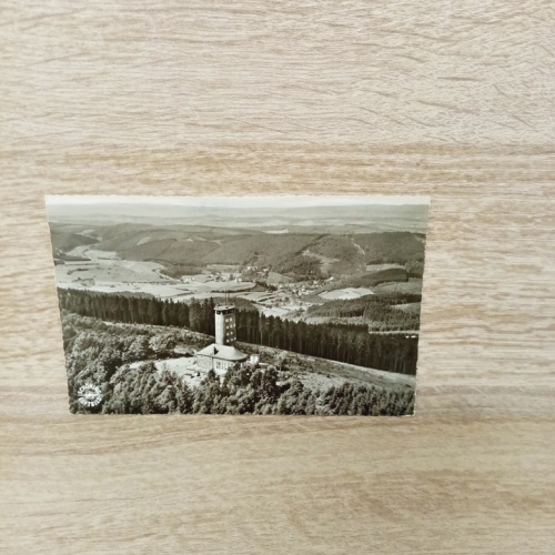 Ak-669-Aussichtsturm Hohe Bracht im Hochsauerland.