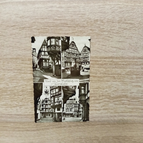 Ak-680-Bernkastel-Rund um den Marktplatz.